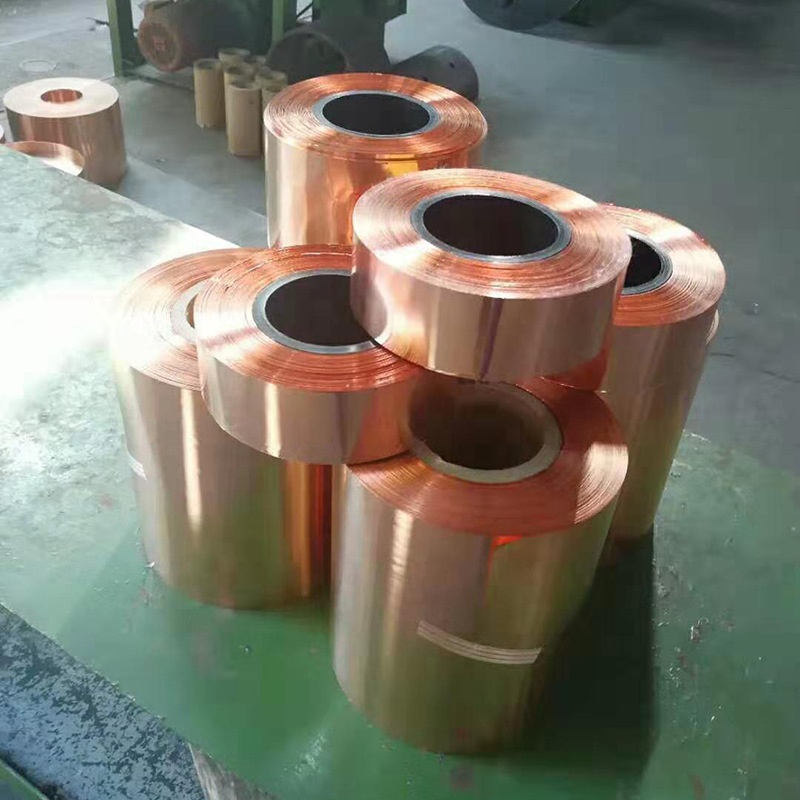 Half Hard Pure Copper C10100 C10300 C11000 C12200 Copper Foil/Strip Tape in Coil with 99.9% Purity and ISO9001 Certified
