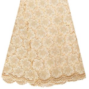 Wholesale F50275 51&quot;-52&quot; customizable embroidery retail cord laces for nigerian from china suppliers
