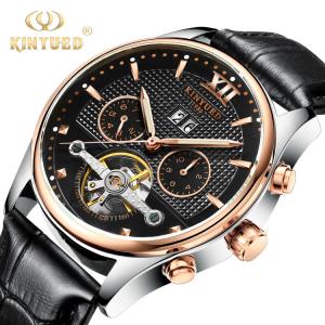 Wholesale Power Reserve Minimalist Mechanical Watch Sports Tourbillon Skeleton Watch from china suppliers