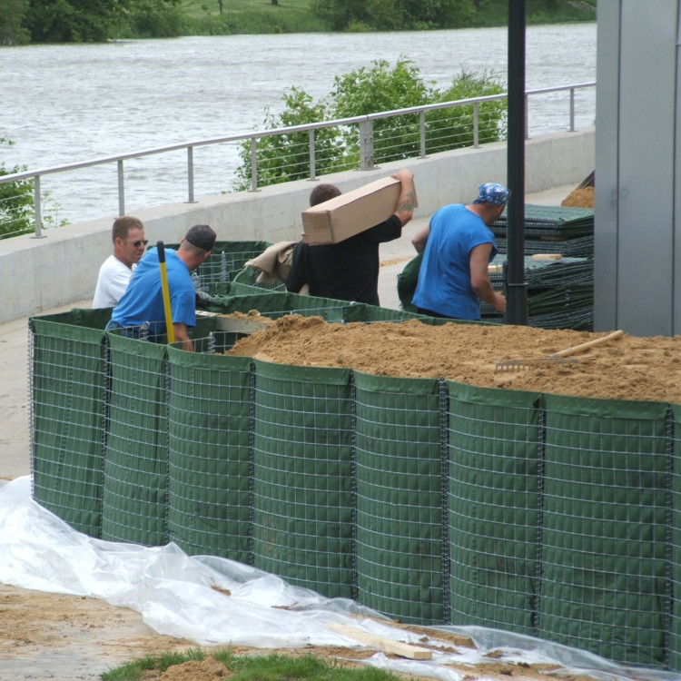Military Fortifications Hesco Barrier Wall BWG18-BWG22 Diameter