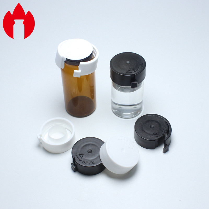 20mm Clear Or Black Crimp Plastic Screw Caps for crimp vial