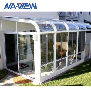 Wholesale Heat Insulating Front Free Standing Conservatory Prefab Sunroom Addition from china suppliers