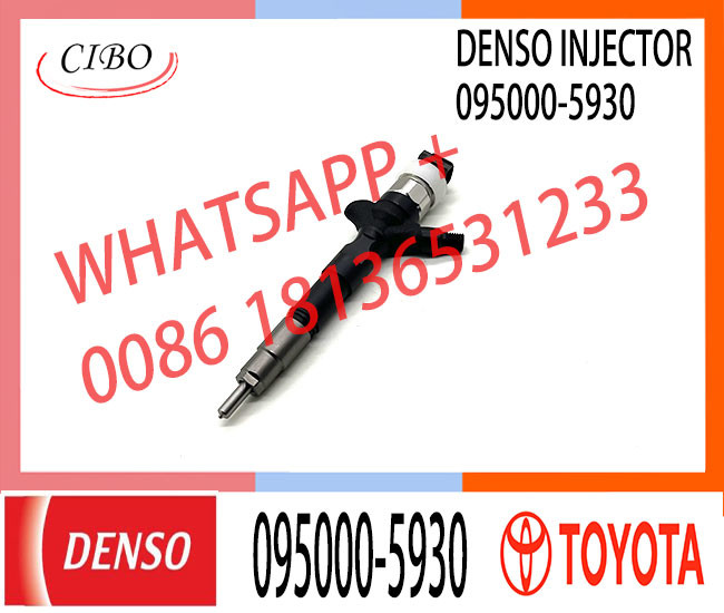 common rail injector 095000-5930 for toyota truck diesel pump injector 23670-09060 for toyota high pressure engine