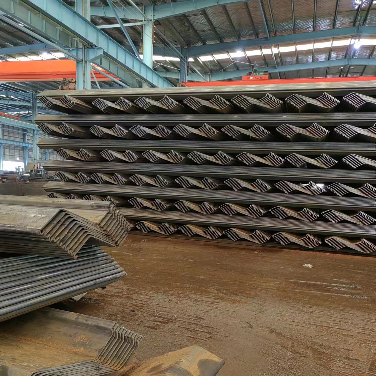 U Shape Steel Sheet Piles Piling Q355b / Sy295 / Sy390 / S320gp / S355gp Hot Rolled
