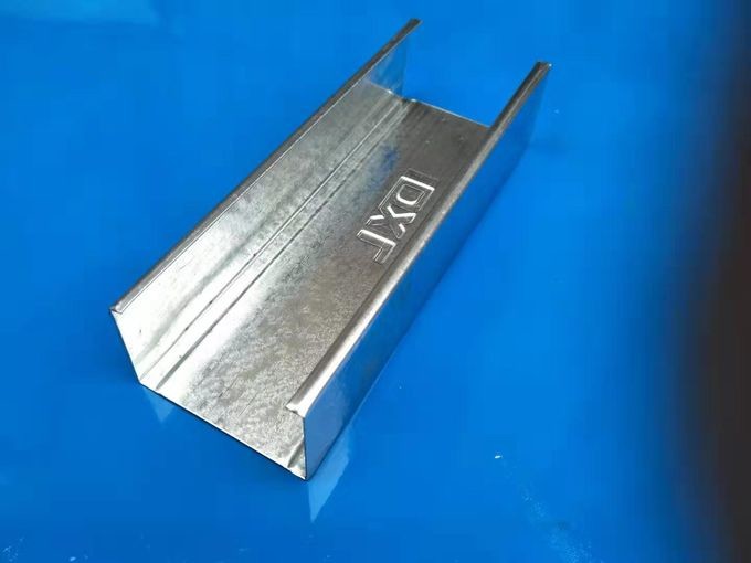 Galvanized Steel Stud Partition , Metal Stud Partition System Environmental Friendly