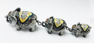 Wholesale Gift Jewelry Box Elephant Shape Trinket Box Alloy Jewelry Box from china suppliers