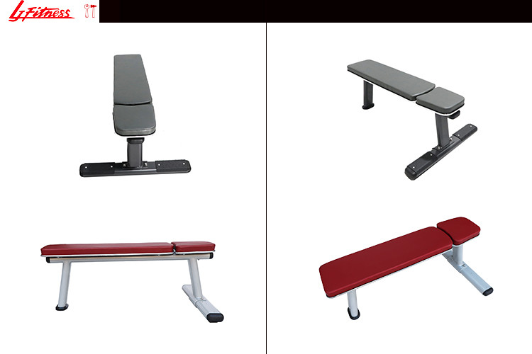 Professional Commercial Gym Rack And Bench , Weight Lifting Dumbbell Flat Bench