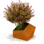 ISO9001 Approved Modern Anticorrosion Garden Metal Flower Pots