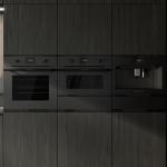 Latest Modern Luxury Solid Wood Veneer Kitchen Cabinet For Villa House Building