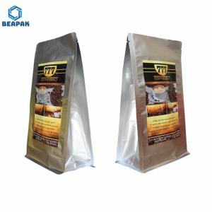 Wholesale FDA Bronzing Black Stand Up Valve Coffee Bean Packaging Bags from china suppliers