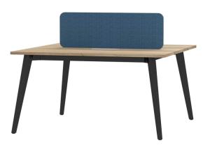 Wholesale Wooden 2 Person Workstation Home Office Use Contemporary Heat Resistance from china suppliers