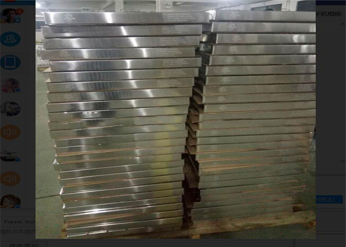 Stainless Steel Commercial Kitchen Hood Filters Heavy Duty Polished Surface