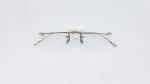 Rimless reading glasses metal b-titanium optical frame for women men super light