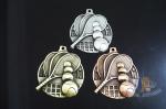 Custom Zinc Alloy Tennis Or Badminton Metal Engraved Medals, Sports Marathon