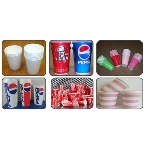 50ML Coffee Tea Paper Cup Automatic Paper Cup Machine with 120-140 PCS/MIN Metal Steel Table