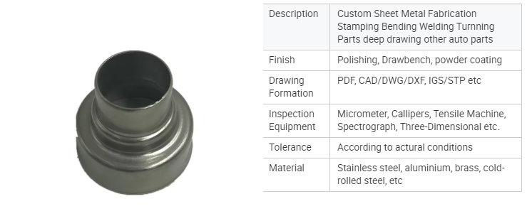 OEM Custom Aluminum CNC Precision Machining Parts Sheet Metal Fabrication