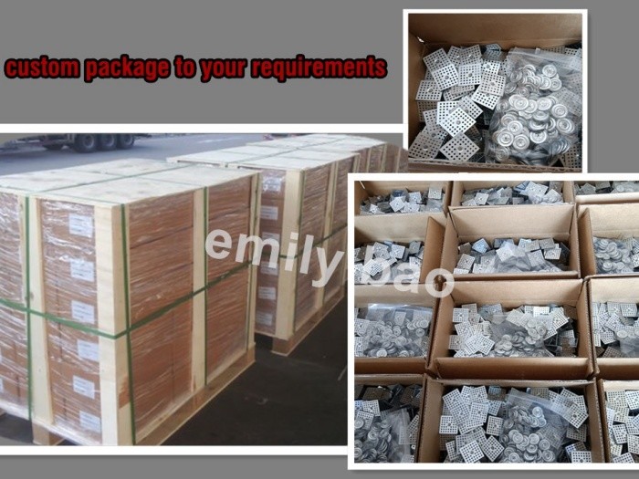 Stainless Steel Perforated Base Insulation Anchor Pins For Glass Wool
