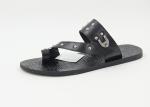 Home Mens Genuine Leather Flip Flops Summer Beach Sandals Slippers