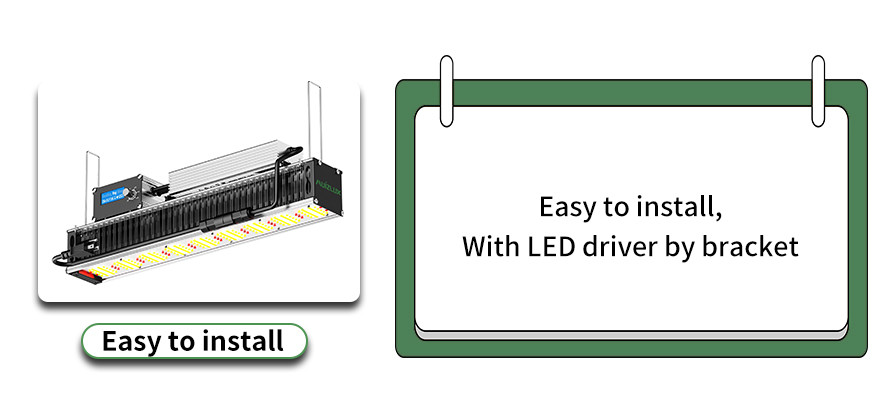 400Watt Farm Agricultural LED Light Linear Grow Spectrum Bar Toplighting Greenhouse Horticulture Samsung LED Chips