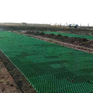 China Road HDPE Black Green Gray Diamond Grid Gravel Grid System for Parking Lot and Driveway on sale