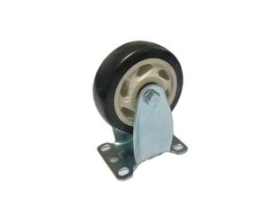 Wholesale PVC Black Flower Fixed Castor Material Quality PVC Polyurethane Ethylene from china suppliers