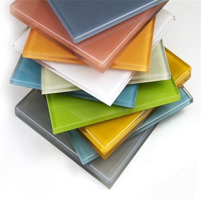 5mm Qualified White Lacquered Back Painted Glass for Decoration in Contemporary Style