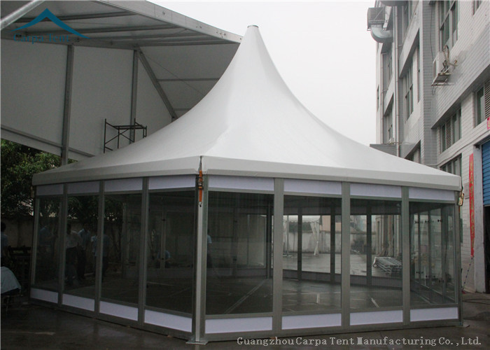 15m Diameter Glass Wall Marquee Tents Multi - Sided Meeting WIth Table Chairs