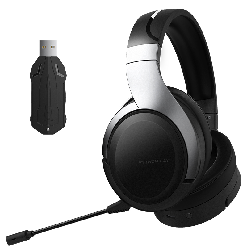 7.1 Surround Sound Wireless Gaming Headset 2.4 G With Removable Microphone For PC