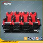 Dynamic Virtual Reality 7D Interactive Theater 8 / 9 Seat For Amusement Park