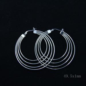 Wholesale Classic 316L Stainless Steel Fashion Jewelry Earrings Hoops Earrings LEH06-1 from china suppliers