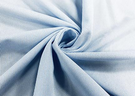 Work 130GSM 100% Polyester Shirt Fabric / Casual Warp Knitted Fabric Blue