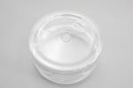 Aluminum Lid 100ml Clear Cosmetic Jars For Hair Spray