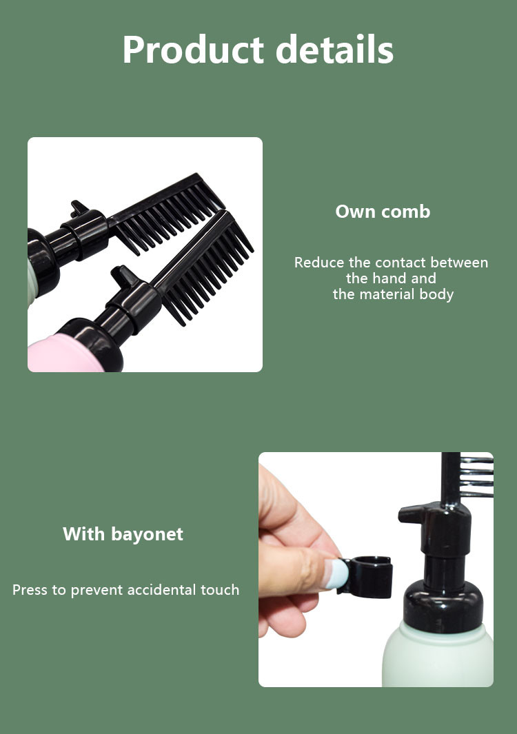 50ml 100ml Hair Dye Bottle With Combe Cosmetic Salon Packaging Bottle