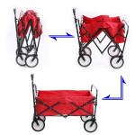 Steel Tube 25*10*0.7CM Portable Beach Trolley for Outdoor Garden Moving Utility