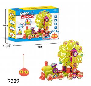China Remote Control DIY Gear Building Blocks Educational Toys W / Light Music 84 Pcs on sale