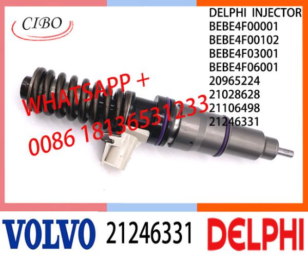 Fuel engine Diesel Injector 21246331 20965224 21028628 BEBE4F03001 BEBE4F06001