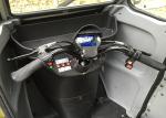 Passenger Seat Roof Covered Electric Bike , 800 W Enclosed 3 Wheel Motorcycle