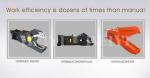 BEIYI BYCS 200RT/250TR rotary type hydraulic scrap shear for Excavator mobile