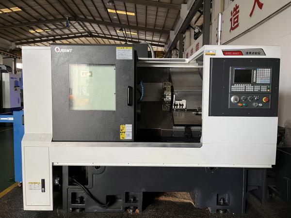 3000rpm Spindle Motor Slant Bed CNC Lathe Machine Hydraulic X Axis With 12
