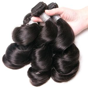 Wholesale Real Peruvian Human Hair Bundles , Soft Peruvian Loose Body Wave Hair from china suppliers