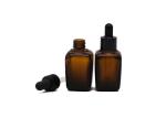 Latex Rubber 30Ml Dropper Glass Amber Glass Essential Oil Bottle