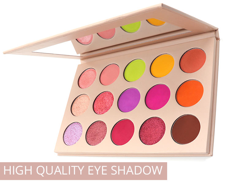 High Pigment Eye Shadow Waterproof Matte Shimmer 15 Color Eyeshadow Palette