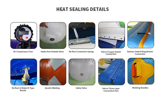 Customized Commercial Outdoor Inflatable Water Park Airtight Inflatable Water Games