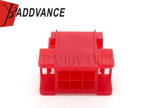 Wholesale Rectangle Red Tyco AMP Connectors Female 6 Pin Automotive Connector For Motorcycle from china suppliers