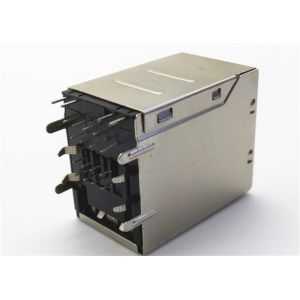 Wholesale 7499051002 10/100BASE-T Non-PoE 2x1 Ports Magnetic RJ45 Jack from china suppliers