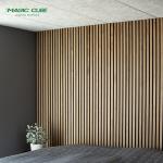 Wood Slats Akupanel Wall Wooden Slatted Acoustic Panels for Decoration in HPL