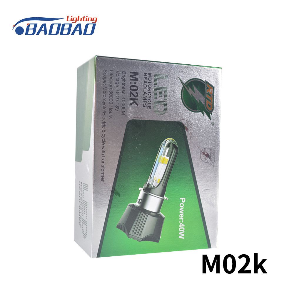M02K 4400Lumen 3COB motorcycle led headlight RTD Brand