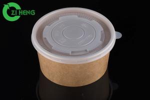 Wholesale Desserts Hygiene Disposable Paper Bowls With Lids Smooth Top Break Proof from china suppliers