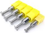Tungsten Steel Carbide End Mill T Slot Milling Cutters Machining Hard Aluminum