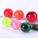 40mm 50mm Transparent Juggling Balls Red Blue Acrylic Crystal Ball Bead